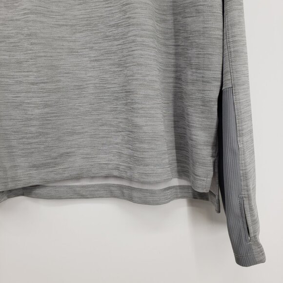 Nike NBA Philadelphia 76ers Quarter Zip Pullover Top XL Womens Dri Fit Gray - Picture 5 of 8